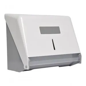 Toalheiro para Papel Bobina Até 100 m em Plástico ABS com Visor e Fechadura Branco Higipack Toalheiro para Papel Bobina Até 100 m em Plástico ABS com Visor Branco Higipack