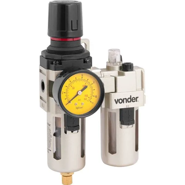 Regulador e lubrificador 1/4" RL 140 - VONDER