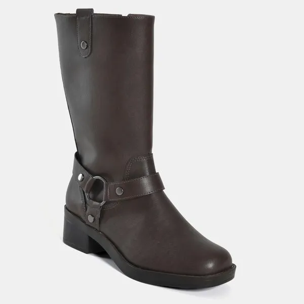 Bota Biker Marrom 035-019-01 34