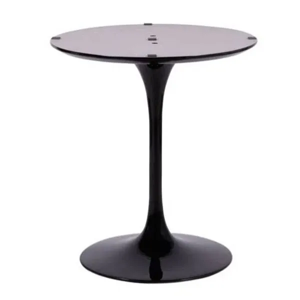 Base De Mesa De Jantar 80Cm Até 120Cm Preto Branco