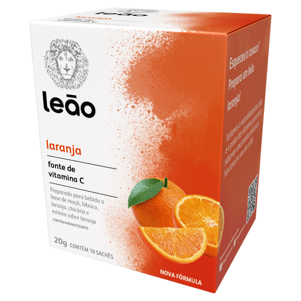 Chá Leão Vitamínico Laranja 20g
