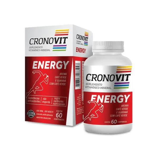 Suplemento Vitamínico-Mineral Cronovit Energy 60 Comprimidos