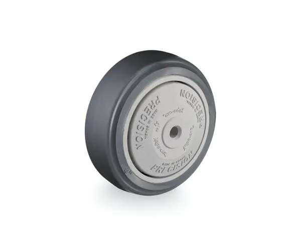 Roda 5" de borracha injetada cinza R 514 BPNC - ROD-CAR