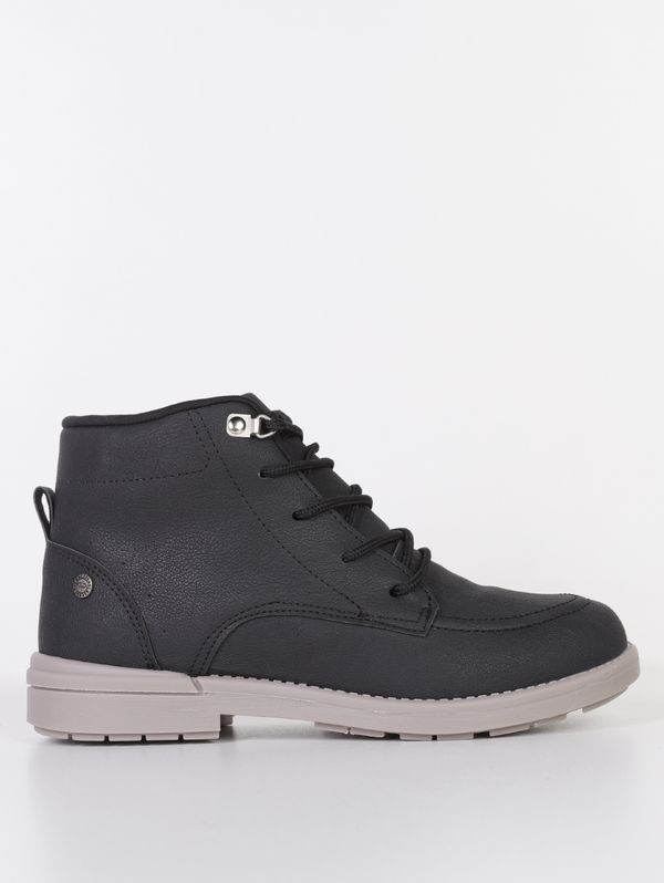 Botina Walk Kidy Juvenil Para Menino - PRETO 30