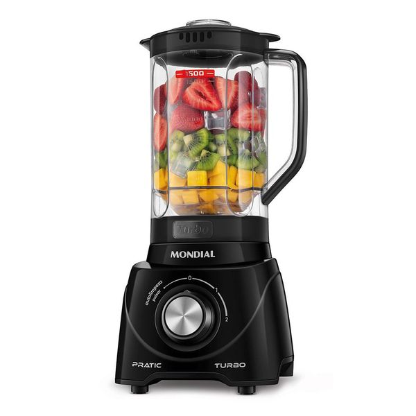 Liquidificador Pratic Turbo L98B Mondial Preto 220V