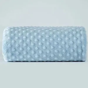 Cobertor Hug Duplo Dots Azul Bebê Único