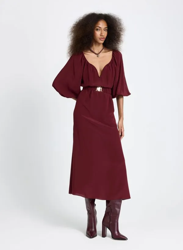 Vestido Le Lis Mila Seda Feminino 36