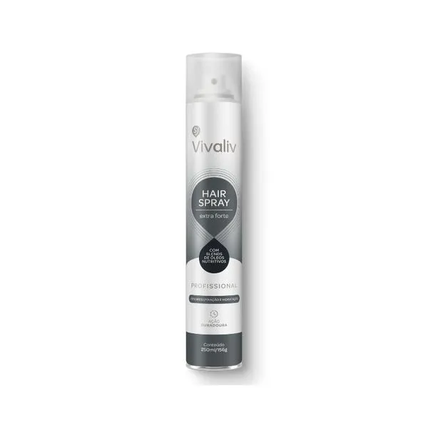 Hair Spray Extra Forte Aerossol 250ml Vivaliv HAIR SPRAY EXTRA FORTE AERO 250ML VIVALI