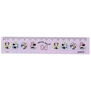 Régua Molin do Brasil Disney Minnie Mouse Estampa 2 Escolar 15CM com Duas Opções de Estampas 1 Unidade Régua Molin do Brasil Disney Minnie Mouse Estampa 2 Escolar 15CM 1 Unidade