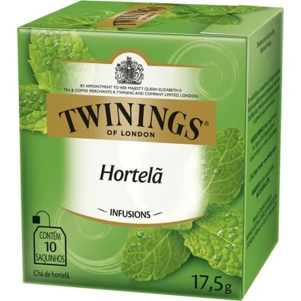 Chá Twinings Hortelã 10 Sachês CHA TWININGS 10SACHES HORTELA