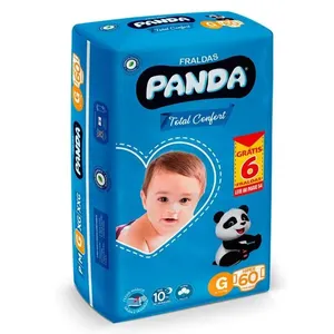 Fralda Infantil Panda Hiper G Leve 60 Pague 54