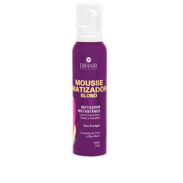 Mousse Matizador Instantâneo Blond - Dihair 150ml