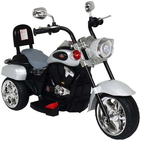 Moto Elétrica Infantil 3 Rodas TR 1501 6V Cinza Bel Único / 6V