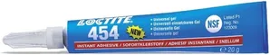 Adesivo instantâneo cianoacrilato industrial 454 gel 20 g 230263 - LOCTITE