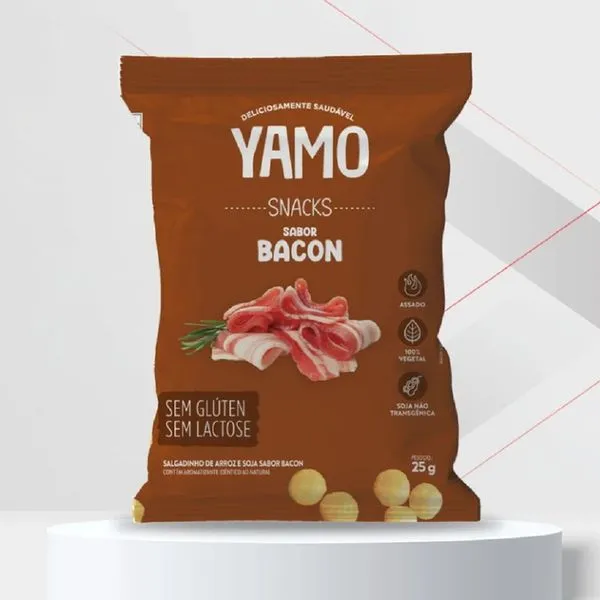 Snack Yamo Sabor Bacon 25g Topway 1 Unidade