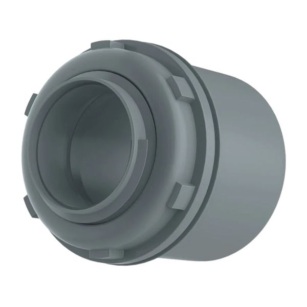 Conector Reto PVC Masster Conector Reto PVC 3/4" Cinza Masster