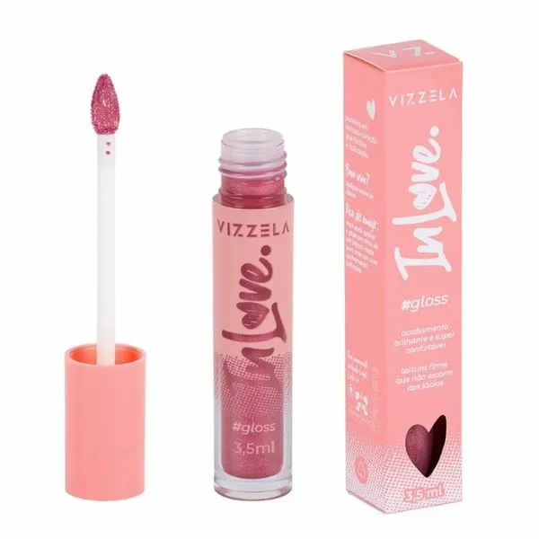 Gloss Labial Vizzela In Love Cor 1 Mozão 3,5g