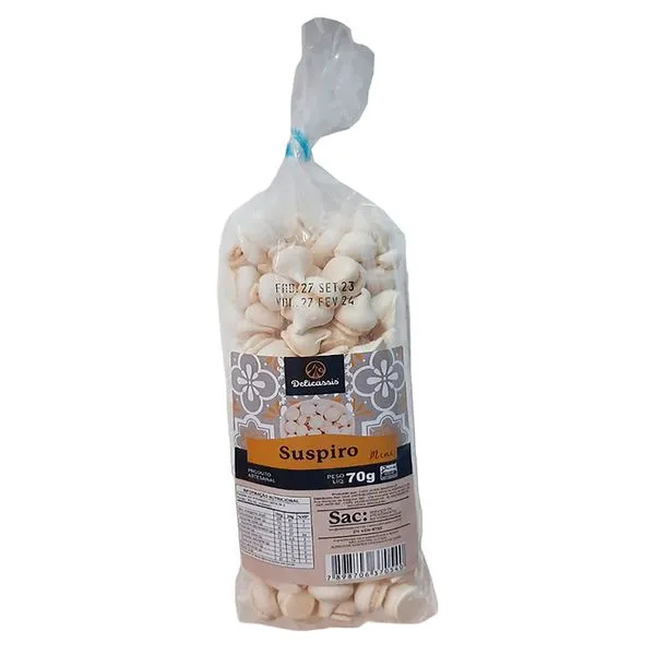 Suspiro Tradicional 100g 0104000011 - Delicássis