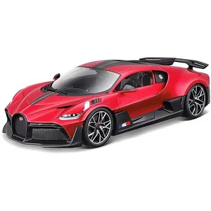 Miniatura Carro Bugatti Divo 2018 1/18 Vermelho Bburago 11045