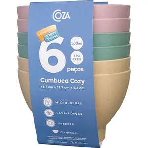 Kit 6 Peças Cumbuca Coza 500ml 99428/3929