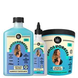 Kit Lola Cosmetics Reconstrução Danos Vorazes - 3 Produtos