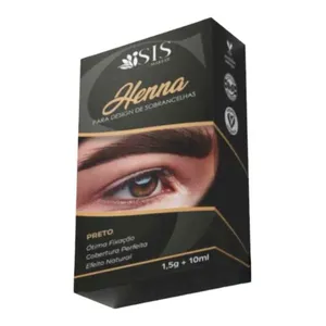 Henna Isis para sobrancelhas Preta