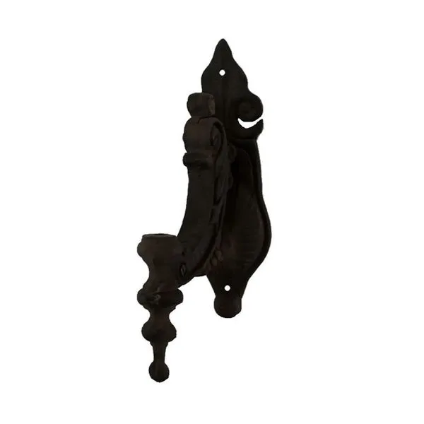 Suporte Lampião 1205A-FSC Sítio Fazenda em Ferro Fundido Pequeno 13x35cm Fundição São Cristóvão Suporte Lampião 1205A-FSC Ferro Fundido Pequeno 13x35cm Fundição São Cristóvão