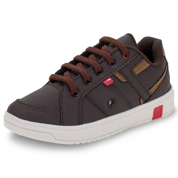 Sapatênis Infantil Masculino Rayon - R274 CAFÉ 36