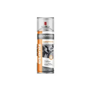 Desengripante Lubrificante Penetrante Desengripante Incolor 300ML-125G para Peças Engripadas Transparente Etaniz Desengripante Lubrificante Penetrante Incolor 300ML-125G para Corrosão Transparente