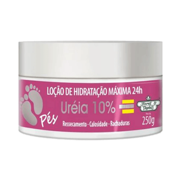 Loção Hidratante Para os Pés Flores e Vegetais 24 horas 250g