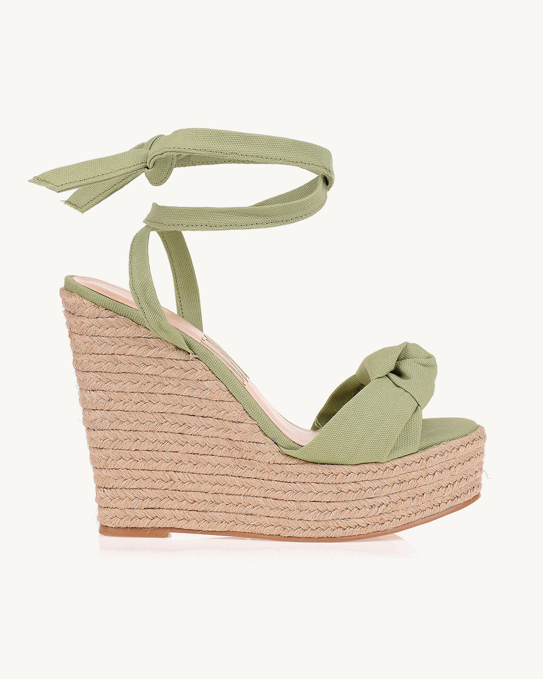 Plataforma Salto Alto Lona Ari Green
