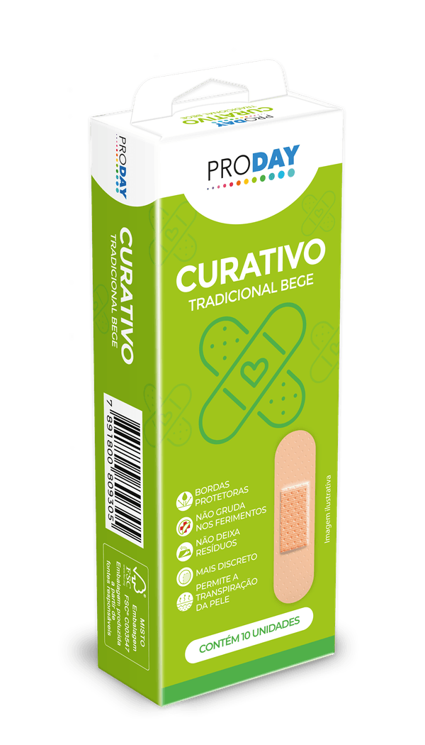Curativo Proday Bege C/10