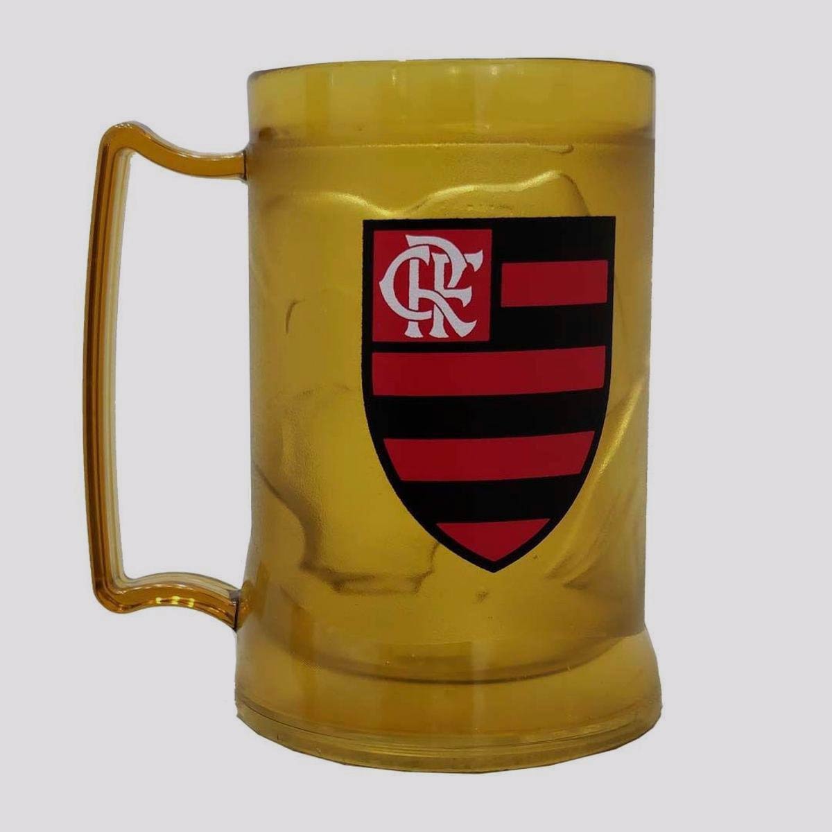 Caneca Gel Flamengo Dourada
