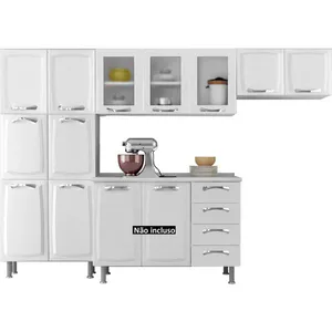 Cozinha de Aço 3 Peças - Itatiaia Premium IPLD/IPV3/IPG2 Branco