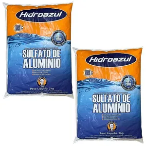 2 Sulfato De Alumínio Decantador 2kg Hidroazul
