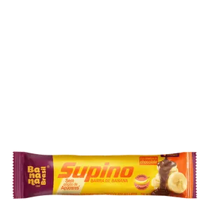 Barra de Frutas Supino Zero Banana ao Leite 24g