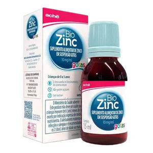 Suplemento Alimentar Infantil BioZinc Zinco 10mg/ml 15ml Gotas