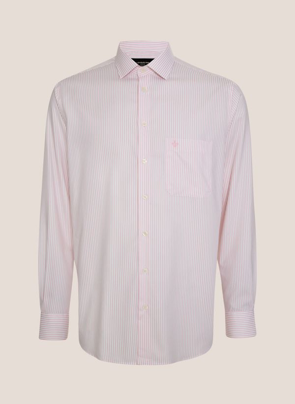 Camisa Comfort Fit Maquinetada Wrinklefree Dudalina Masculina 48
