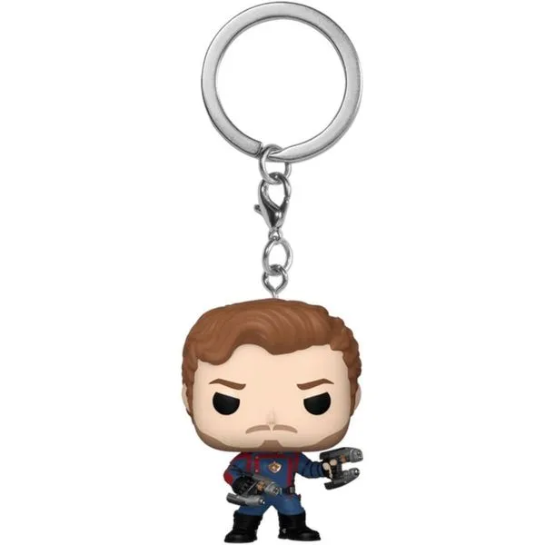 Chaveiro Guardians Of The Galaxy - Star-lord em Vinil Colecionável com 10CM de Comprimento Funko Pop! Chaveiro Guardians Of The Galaxy - Star-lord em Vinil Colecionável com 10CM Funko Pop!