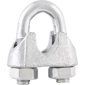 Clips para cabo de aço 1/2" - 12,70 mm - VONDER