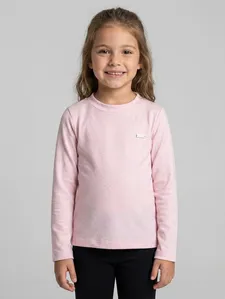 Blusa Com Glitter Infantil Para Menina- ROSA 4
