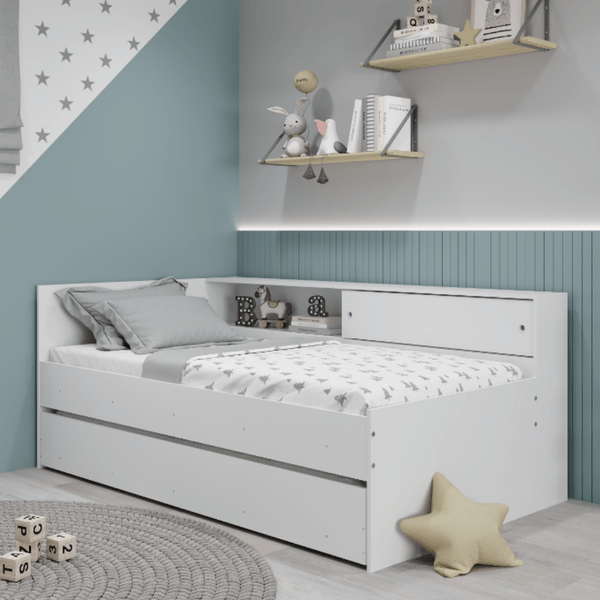 Bicama Infantil Com Modulo Lateral Branco