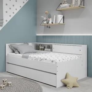 Bicama Infantil Com Modulo Lateral Branco