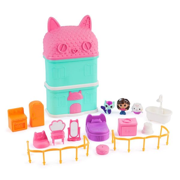 Gabbys Dollhouse Mini Playset + 3 Miniaturas Sunny - 4816