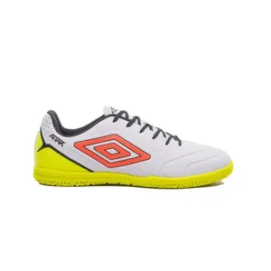 Chuteira Futsal N°40 Umbro Attak III Branco Coral (MP)