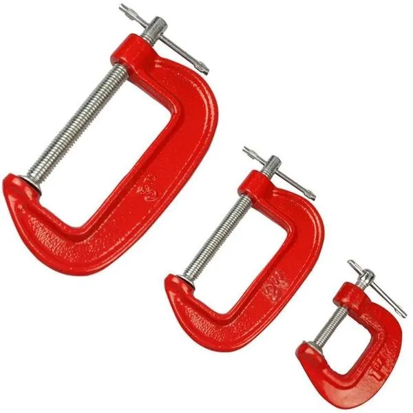 Jogo de Grampos Tipo C 35.75.000.301 Ferro Fundido Vonder