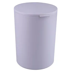 Lixeira com Tampa 5L Serene Coza Cinza Claro 13106