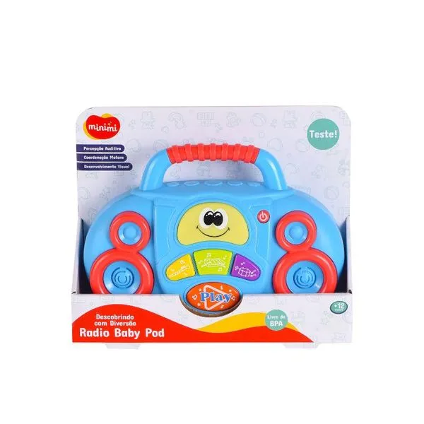 Playset - Radio Boom - Descobrindo com Diversão - Minimi
