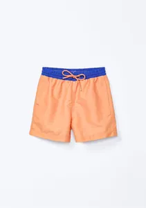 Shorts Infantil Menino Em Tactel - Laranja 010