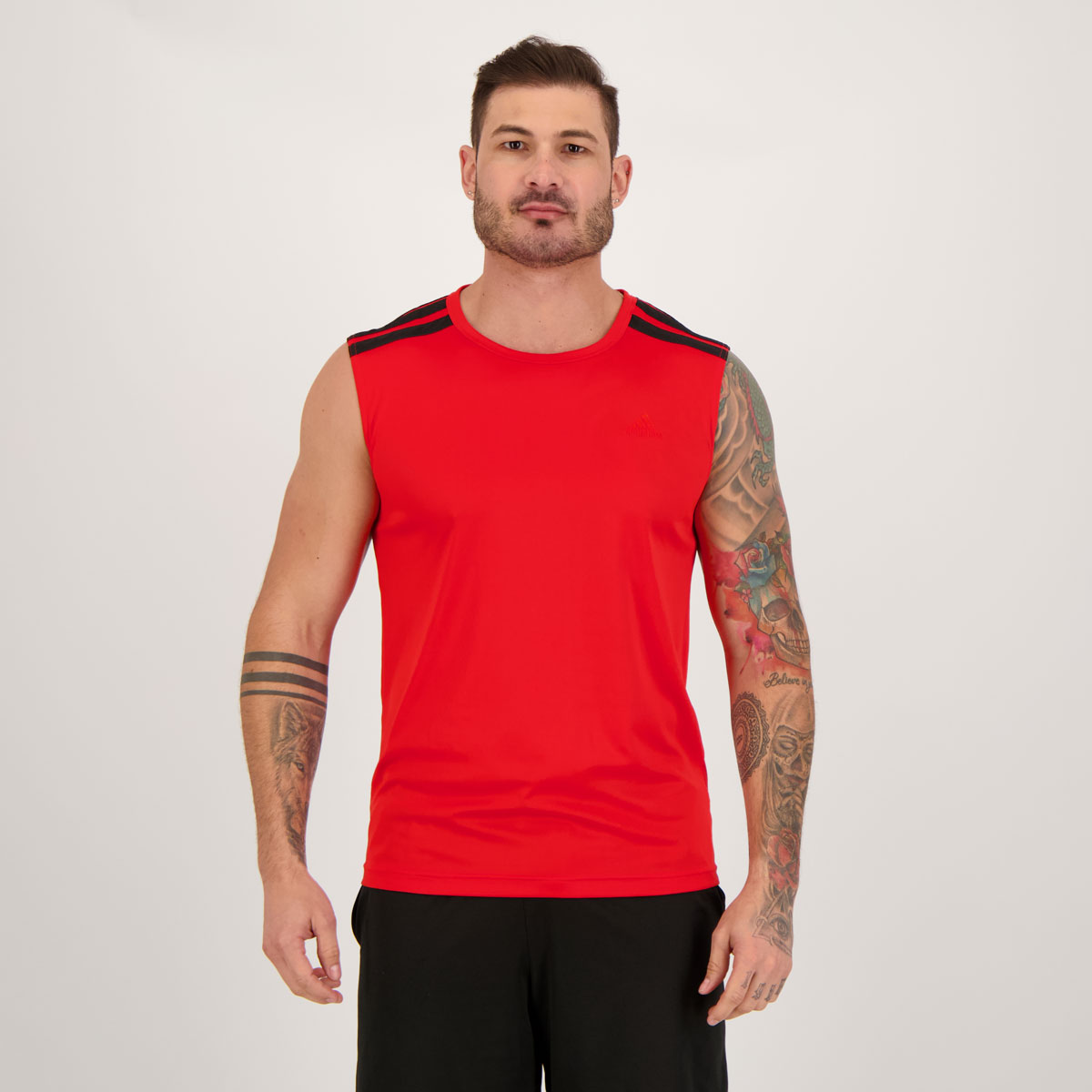 Regata Adidas Basquete All Wrld SL 2.0 Vermelha